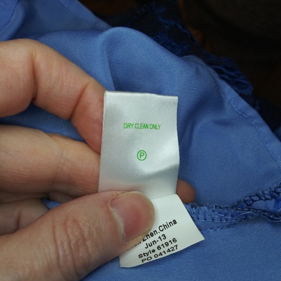 Lilly Pulitzer Aaliyah Two-Tone Blue Romantic Corded Lace Dress - Picture 13 of 14